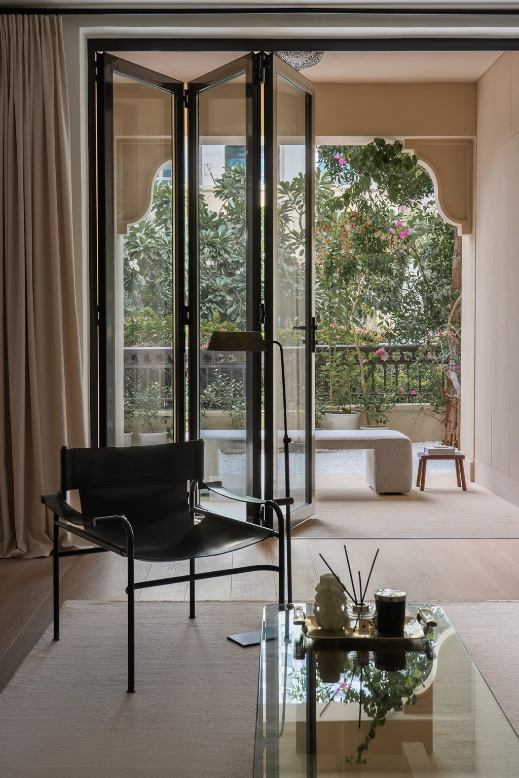 Maison Vela — bifold doors to garden